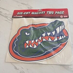 Florida Gators 11.5"X7.5" Die Cut Car Magnets Licensed Bundle of 2 Magnets UU